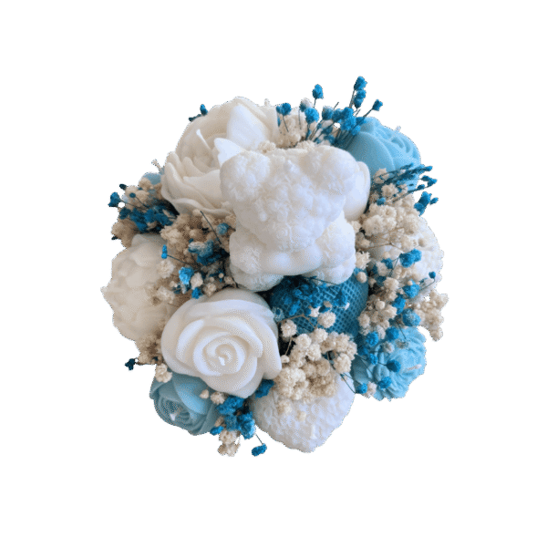 Candle flower box blue – Image 2